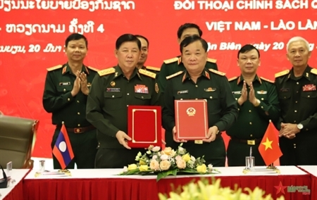 Đối thoại Chính sách Quốc phòng Việt Nam - Lào lần thứ 4