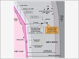 Vị trí hạ đặt và di chuyển trái phép giàn khoan Hải Dương-981 của Trung Quốc trong vùng biển Việt Nam