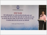 Hội nghị tập huấn pháp luật và kỹ năng viết bài, tuyên truyền