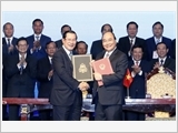Thủ tướng Nguyễn Xuân Phúc và Thủ tướng Hun Xen đồng chủ trì Hội nghị tổng kết công tác phân giới cắm mốc biên giới đất liền