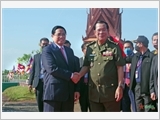 Thủ tướng Phạm Minh Chính dự Lễ kỷ niệm 45 năm "Con đường tiến đến đánh đổ chế độ diệt chủng Pol Pot" của Thủ tướng Campuchia Hun Sen