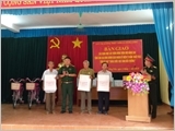 Lực lượng vũ trang thị xã Đông Triều thực hiện công tác dân vận theo lời Bác Hồ dạy
