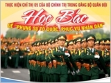 Military Party Committee and entire military continue to step up studying and following Ho Chi Minh’s thought, morality, and lifestyle, building a strong military to meet new requirements and missions