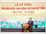 Kỷ niệm trọng thể 100 năm Ngày sinh đồng chí Đào Duy Tùng