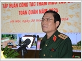 Thượng tướng Nguyễn Tân Cương chủ trì bế mạc tập huấn Tham mưu tác chiến toàn quân năm 2024