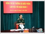 Đại tướng Phan Văn Giang thăm, làm việc với Quân đoàn 3