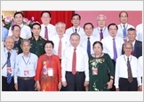 Tổng Bí thư Tô Lâm gặp mặt cán bộ lão thành cách mạng, người có công, gia đình chính sách tiêu biểu