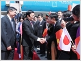 State leader pays official visit to Japan