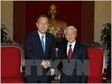 Party chief receives UN Secretary-General