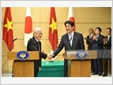 Party chief holds talks with Japanese Prime Minister