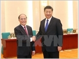 Vietnam’s top legislator meets with Chinese Party chief