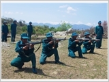 Thuan Nam District builds a strong coastal militia force