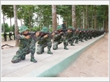 The Infantry Regiment 1 improves the quality of combat training