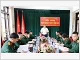 Making the district of Binh Lieu economically strong and firm in defence and security