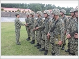 The Naval Commando Brigade 126’s political education in combat training