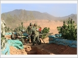 The armed forces of Vinh Tuong district promote their core role in the military-defence work