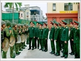 Promoting their glorious tradition, the provincial armed forces of Nam Dinh well perform military-defence work