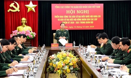 The entire Army is determined to successfully carry out the election of deputies to the 16th National Assembly and deputies to the Peoples Councils at all levels for the 2026-2031 term
