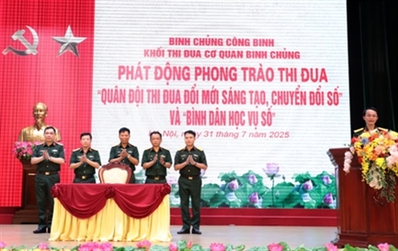 Binh chủng Công binh đẩy mạnh phát triển khoa học, công nghệ, chuyển đổi số