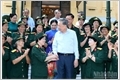 Tổng Bí thư, Chủ tịch nước Tô Lâm gặp mặt Đại đội nữ lái xe Trường Sơn