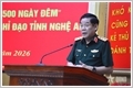 Thượng tướng Nguyễn Văn Gấu kiểm tra kết quả thực hiện Chiến dịch 500 ngày đêm tại Quân khu 4 và tỉnh Nghệ An