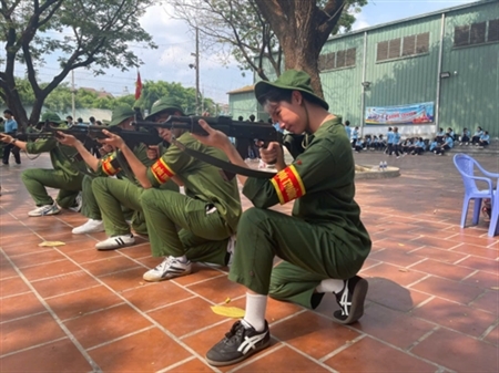 Defence and security education at Ho Chi Minh City University of Industry and Trade
