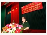 Khai mạc Hội thi Cán bộ giảng dạy chính trị cấp toàn quân năm 2018