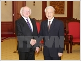 Tổng Bí thư Nguyễn Phú Trọng tiếp Tổng thống Ireland Higgins