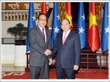 Thủ tướng Nguyễn Xuân Phúc tiếp Chủ tịch Quốc hội Liên bang Mi-crô-nê-xi-a