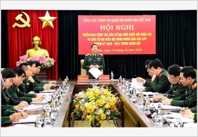 The entire Army is determined to successfully carry out the election of deputies to the 16th National Assembly and deputies to the People’s Councils at all levels for the 2026-2031 term