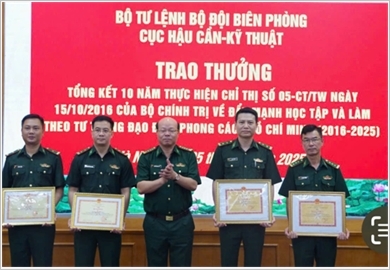 Ngành Hậu cần - Kỹ thuật Bộ đội Biên phòng đẩy mạnh học tập, làm theo lời Bác Hồ dạy