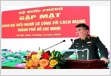 Bộ Quốc phòng gặp mặt Đoàn đại biểu Người có công với cách mạng Thành phố Hồ Chí Minh