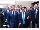 Thủ tướng Phạm Minh Chính hội kiến Tổng thống Pháp Emmanuel Macron