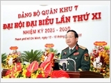 Đại tướng Trịnh Văn Quyết dự, chỉ đạo Đại hội đại biểu Đảng bộ Quân khu 7