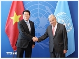 Chủ tịch nước Lương Cường gặp Tổng Thư ký Liên hợp quốc António Guterres