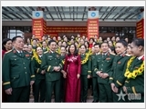 Đại tướng Phan Văn Giang dự chương trình tuyên dương, trao Giải thưởng Phụ nữ Quân đội lần thứ nhất, năm 2026
