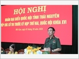 Đại tướng Phan Văn Giang tiếp xúc cử tri trước Kỳ họp thứ 2, Quốc hội khóa XVI tại tỉnh Thái Nguyên