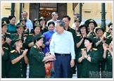 Tổng Bí thư, Chủ tịch nước Tô Lâm gặp mặt Đại đội nữ lái xe Trường Sơn