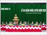 Binh đoàn 15 tổ chức Lễ ra quân huấn luyện năm 2026