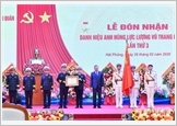 Tổng Bí thư Tô Lâm dự Lễ đón nhận danh hiệu Anh hùng Lực lượng vũ trang nhân dân tại Quân chủng Hải quân