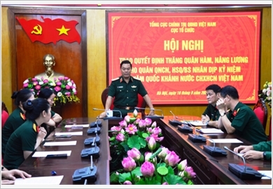 Xây dựng Cục Tổ chức và ngành Tổ chức xây dựng đảng Quân đội vững mạnh trong kỷ nguyên mới