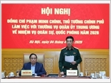 Thủ tướng Phạm Minh Chính làm việc với Thường vụ Quân ủy Trung ương về nhiệm vụ quân sự, quốc phòng năm 2026