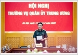 Đại tướng Phan Văn Giang chủ trì Hội nghị Thường vụ Quân ủy Trung ương