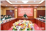 Đại tướng Nguyễn Trọng Nghĩa làm việc với Thường vụ Đảng ủy Quân khu 2