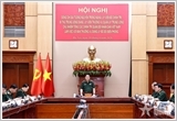 Đại tướng Nguyễn Trọng Nghĩa làm việc với Ban Thường vụ Đảng ủy Bộ đội Biên phòng