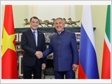 Thủ tướng Lê Minh Hưng gặp người đứng đầu Cộng hòa Tatarstan R.Minnikhanov