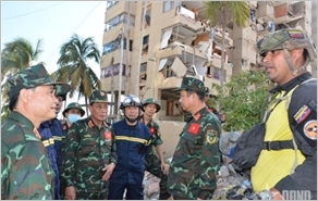 Đại tướng Phan Văn Giang gửi thư biểu dương các sĩ quan, quân nhân chuyên nghiệp tham gia khắc phục hậu quả động đất tại Venezuela