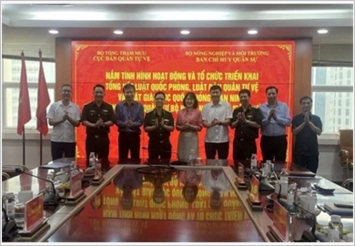 Bộ Nông nghiệp và Môi trường đẩy mạnh thực hiện công tác quốc phòng, quân sự