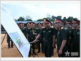 Chuẩn bị tổ chức Diễn tập chung về phòng thủ dân sự giữa quân đội ba nước Việt Nam - Lào - Campuchia năm 2026
