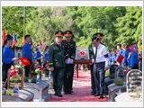 Đại tướng Nguyễn Trọng Nghĩa dự lễ truy điệu, an táng hài cốt liệt sĩ tại Thanh Hóa